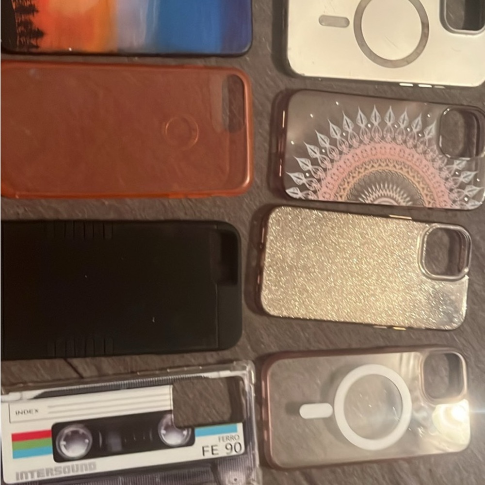 Stylish Black and Gold Phone Cases with Unique Designs